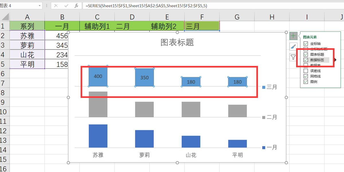 柱状图excel怎么做（实例操作方法详解）-趣帮office教程网