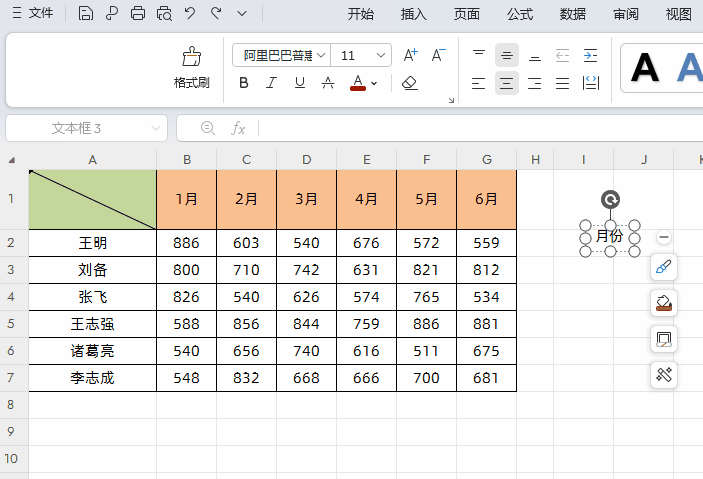 excel单元格怎么加斜线，excel表格斜线表头制作方法-趣帮office教程网