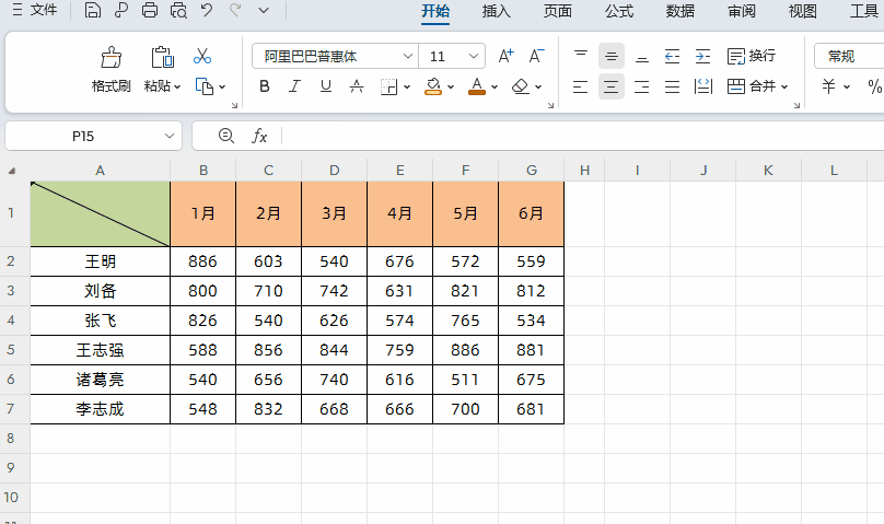 excel单元格怎么加斜线，excel表格斜线表头制作方法-趣帮office教程网