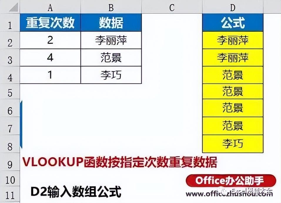 excel统计相同内容的个数的操作方法，excel中如何计算数据重复出现的次数？-趣帮office教程网