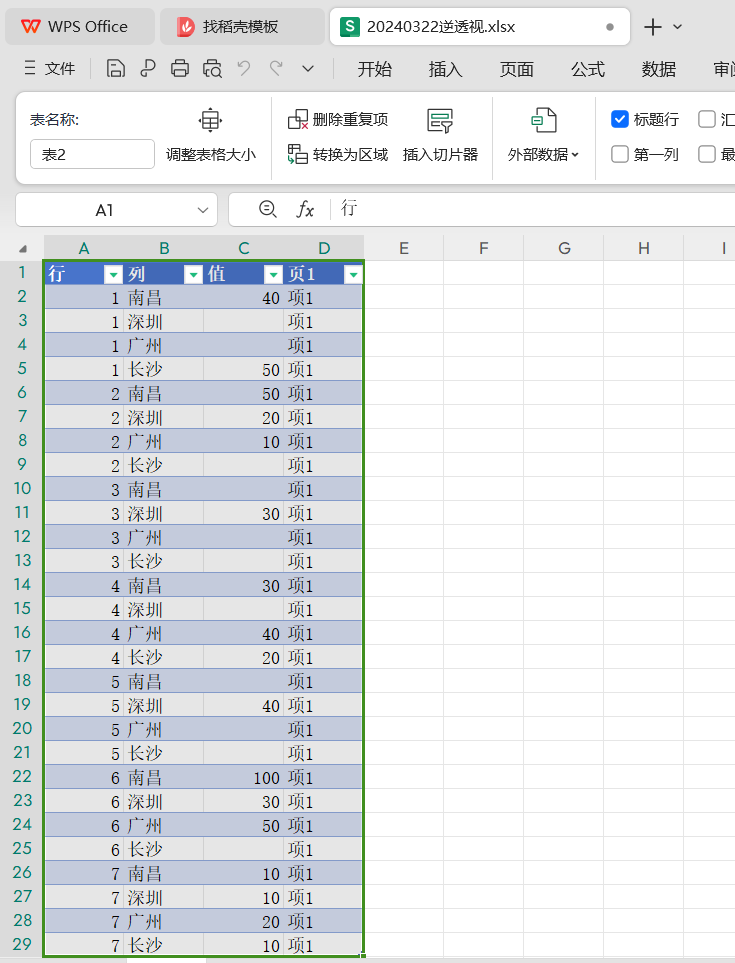 excel如何逆透视，excel逆透视的几种方法-趣帮office教程网