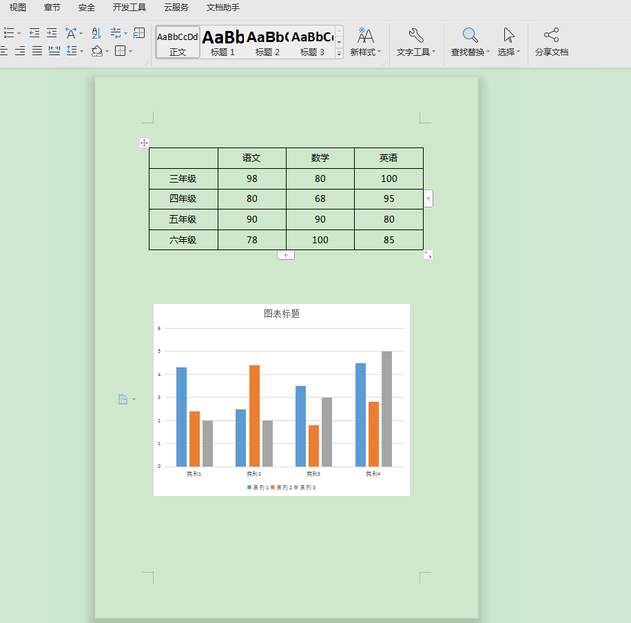word柱状图怎么做，word制作柱状图步骤-趣帮office教程网