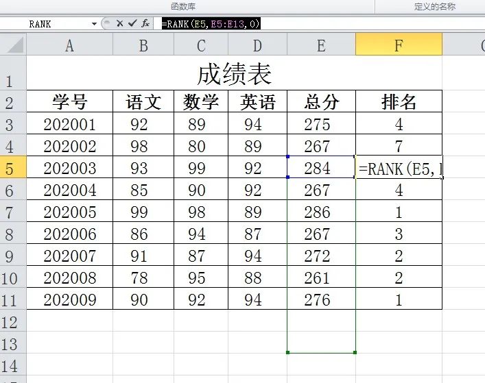 excel排名函数公式rank怎么用，rank函数用法详解-趣帮office教程网