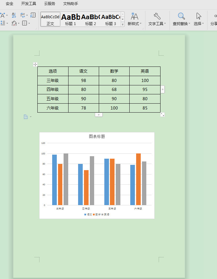 word柱状图怎么做，word制作柱状图步骤-趣帮office教程网