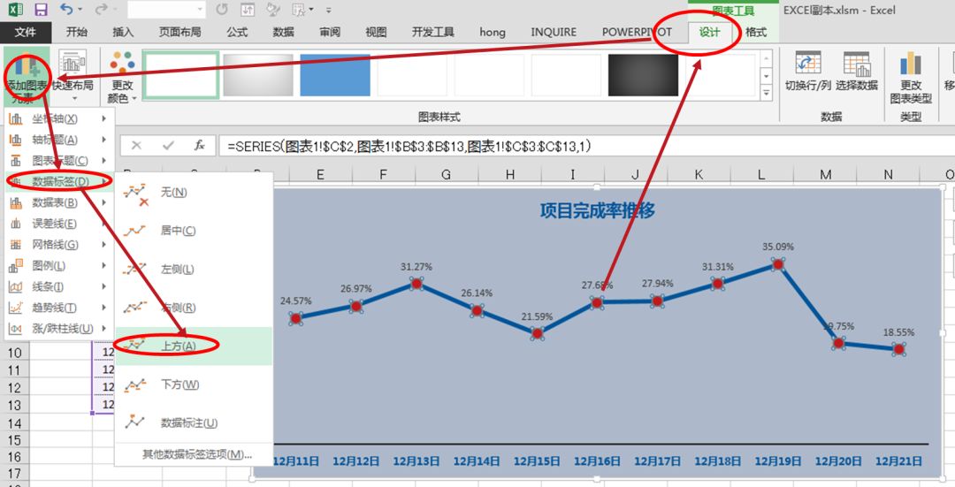 excel折线图的制作方法，折线图制作详解-趣帮office教程网
