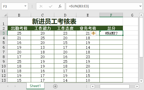 excel出现井号VALUE怎么解决，excel公式结果错误值常见的处理方法-趣帮office教程网