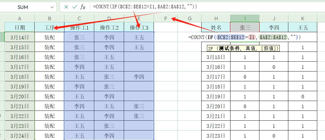 excel中多列按条件汇总数据，IF函数数组应用-趣帮office教程网