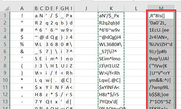 excel中如何随机生成字母、数字和特殊字符混排？-趣帮office教程网