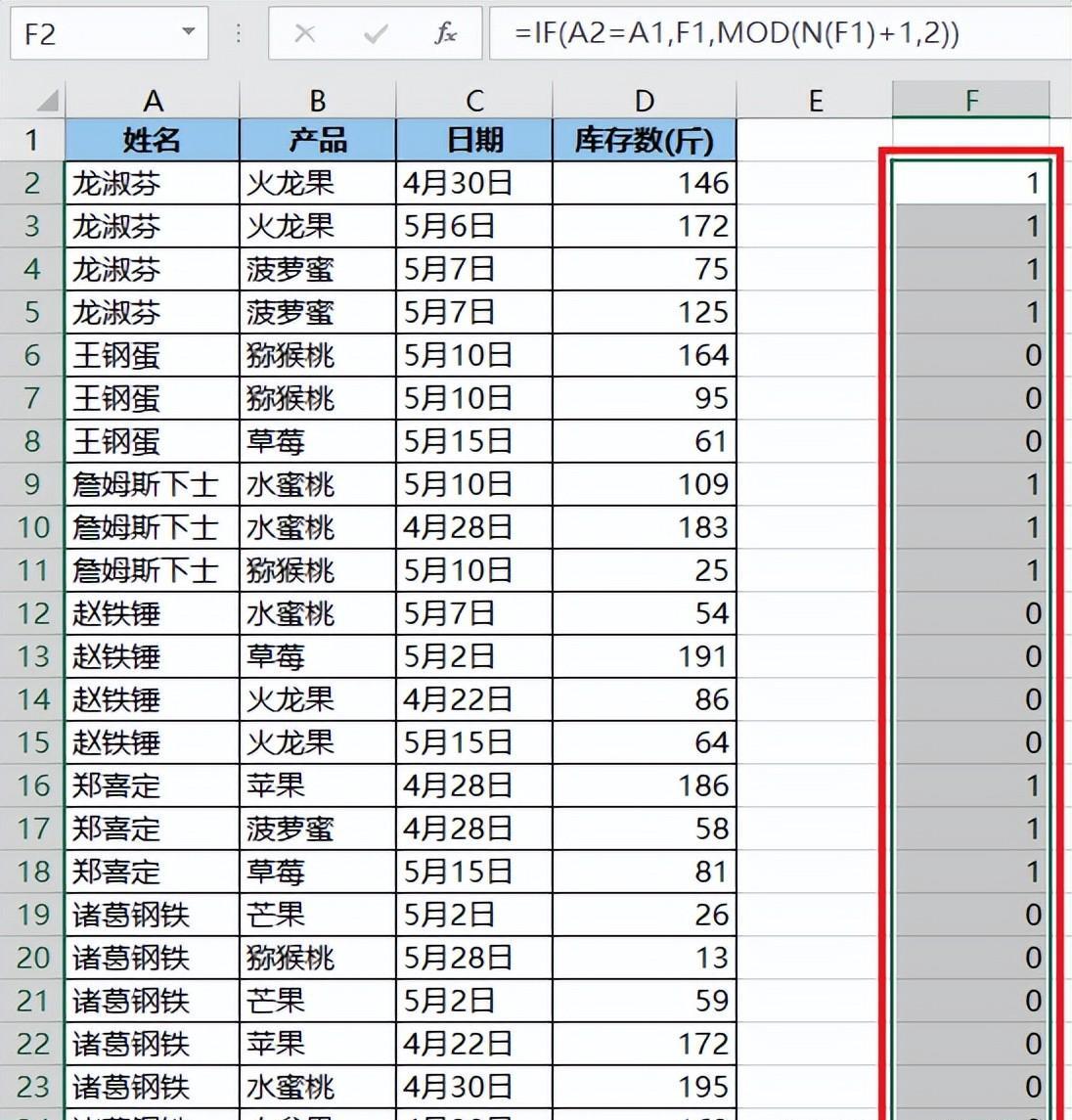 excel中如何用公式快速合并所有相同的单元格？-趣帮office教程网