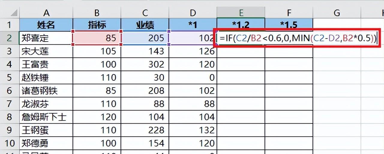 Excel计算梯次奖金：如何按不同的业绩完成率设置不同的奖金系数？-趣帮office教程网