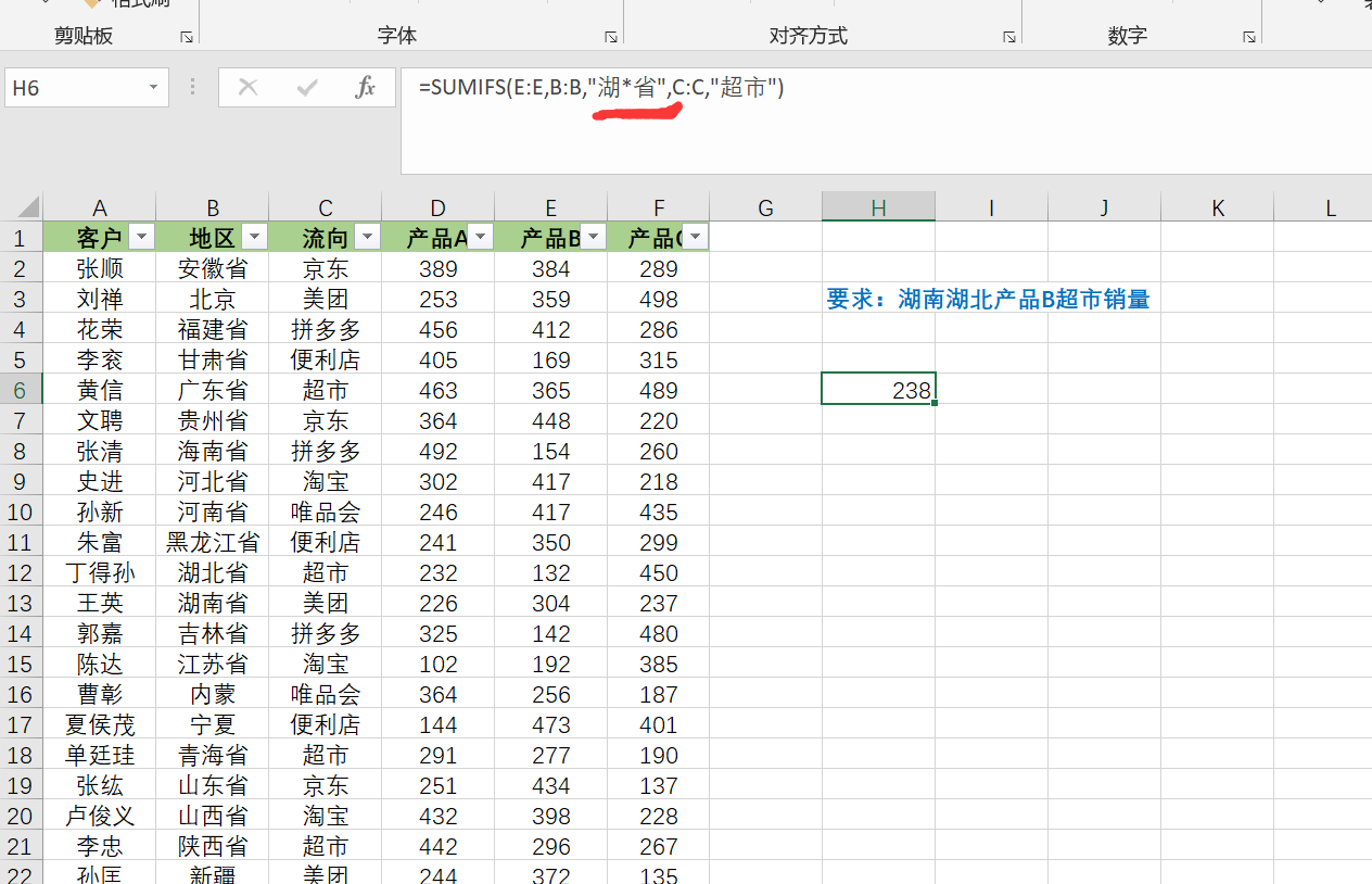 Excel多条件求和函数SUMIFS用法和实例介绍-趣帮office教程网