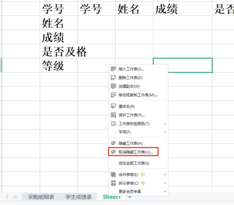wps中如何隐藏工作表，怎样给电子表格文件设置密码？-趣帮office教程网