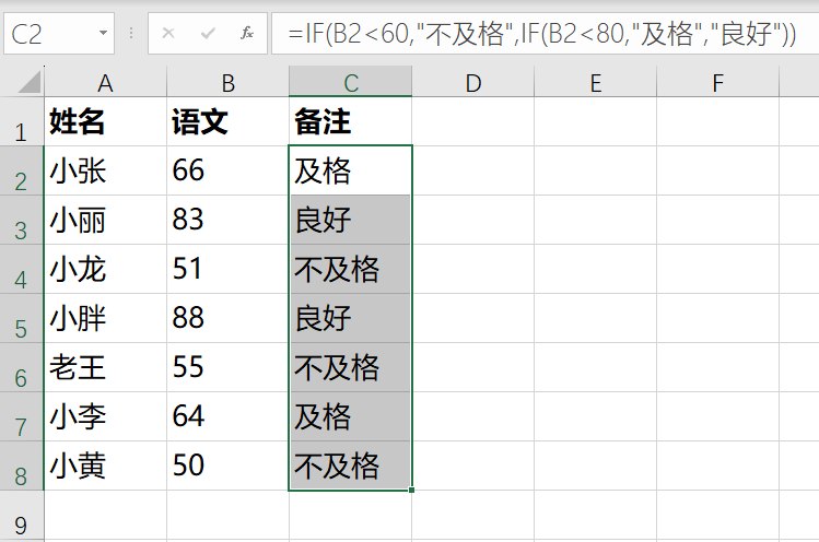 WPS表格中IF函数用法和实例解析-趣帮office教程网
