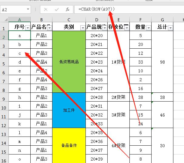 excel中如何用英文字母填充序号？-趣帮office教程网