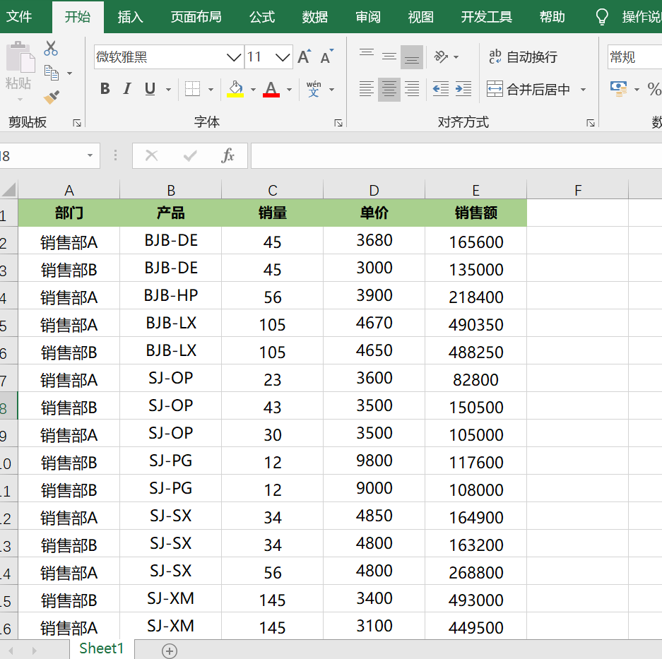 excel分类汇总功能用法详解-趣帮office教程网