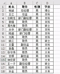 Excel中如何按职位级别排序?3个排序小技巧 - 趣帮office教程网