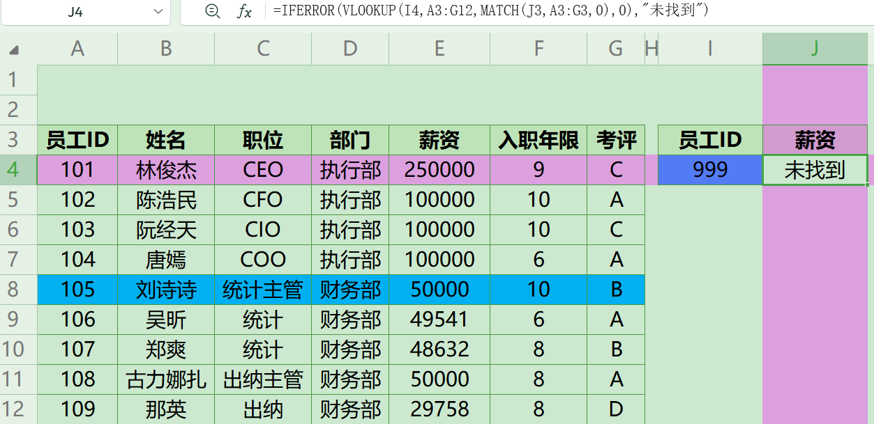 excel中VLOOKUP的经典用法及其搭配技巧-趣帮office教程网