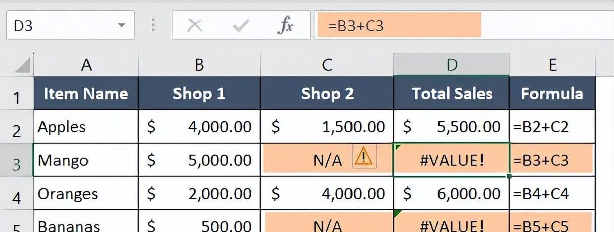 value错误怎么解决，value错误在excel中的意思及原因解析-趣帮office教程网
