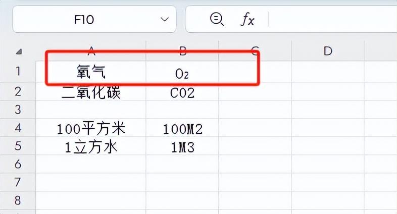 WPS表格中数字如何设置上下标-趣帮office教程网