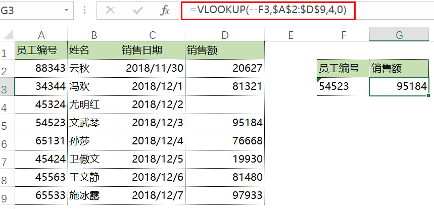 excel中VLOOKUP的12种用法，VLOOKUP出错的原因及解决方法-趣帮office教程网