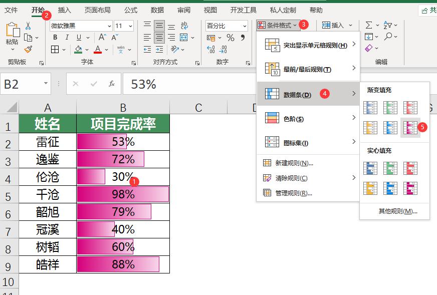excel中使用条件格式功能自动标记重要信息的方法教程-趣帮office教程网