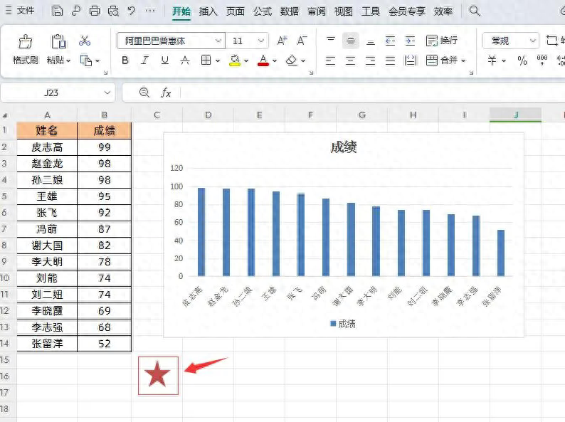 在WPS的Excel中替换图表柱形图形状-趣帮office教程网