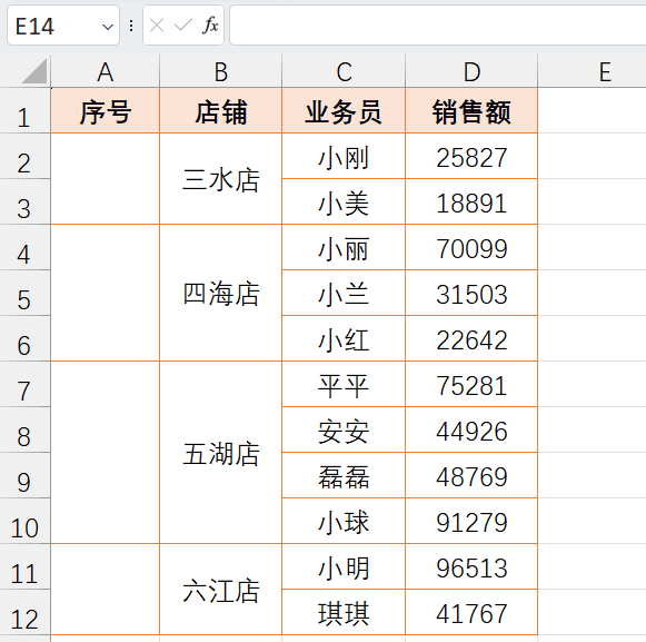 在excel合并单元格中求和、计数、添加序号的公式用法详解-趣帮office教程网