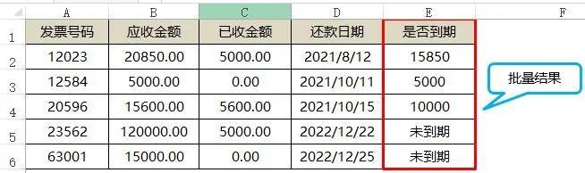 excel的TODAY函数用法：判断应收账款是否到期-趣帮office教程网