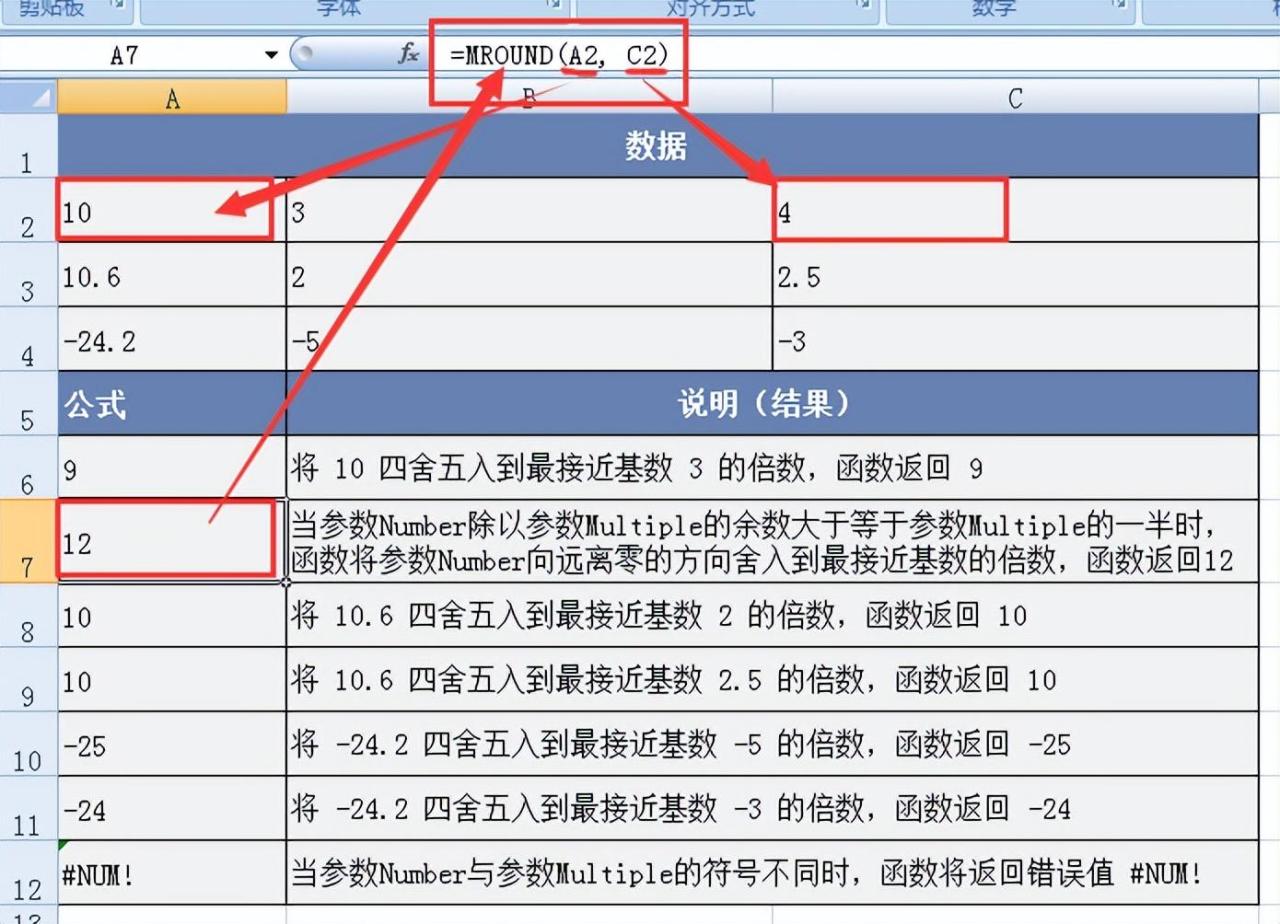 excel中mround函数用法和实例介绍-趣帮office教程网
