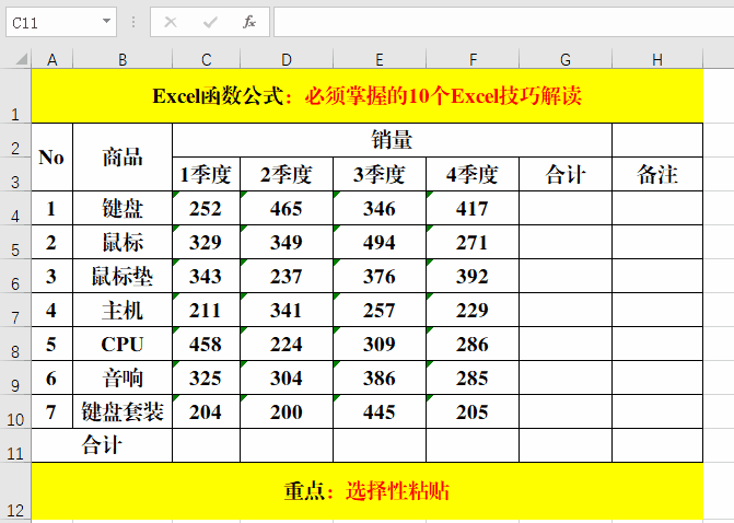 Excel中文本型数值求和技巧解析-趣帮office教程网
