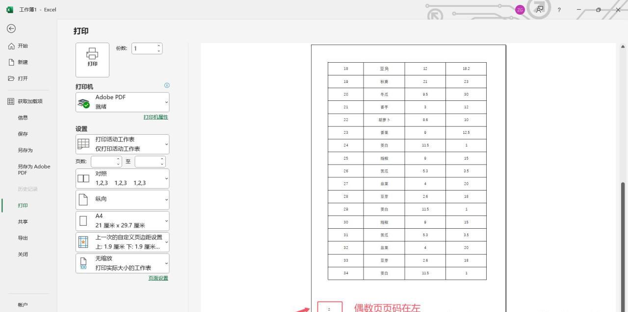 Excel技巧大揭秘：实现奇偶页页码对称双面打印-趣帮office教程网
