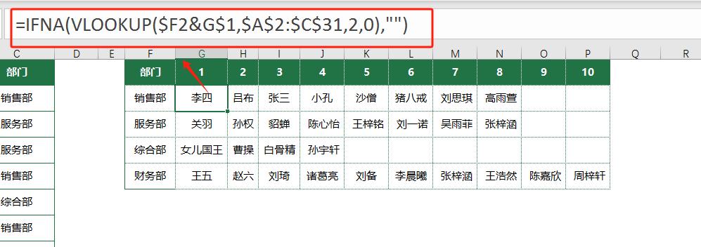 VLOOKUP遇上COUNTIF，数据一对多查询不再是难题！-趣帮office教程网