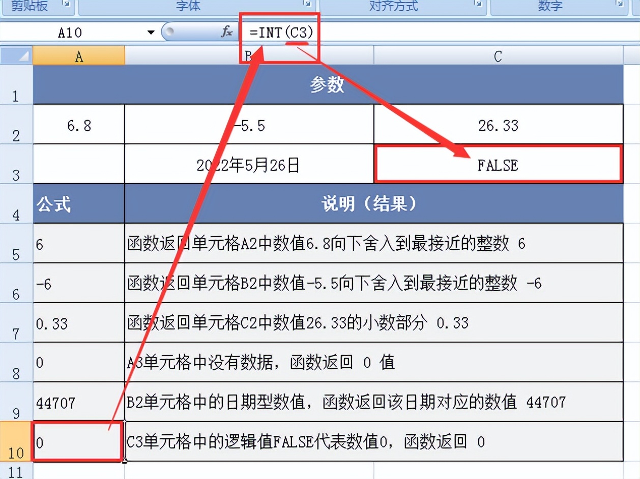 Excel中INT函数：精准数字取整的得力助手-趣帮office教程网
