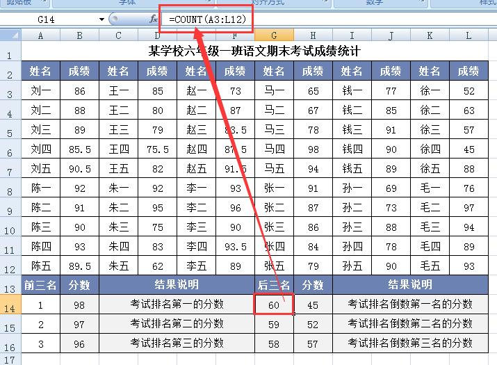 Excel中LARGE函数用法及实例解读：数据排名与筛选-趣帮office教程网