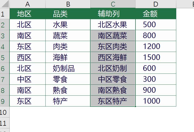 Excel实例：VLOOKUP与XLOOKUP双条件精确查找、模糊查找-趣帮office教程网