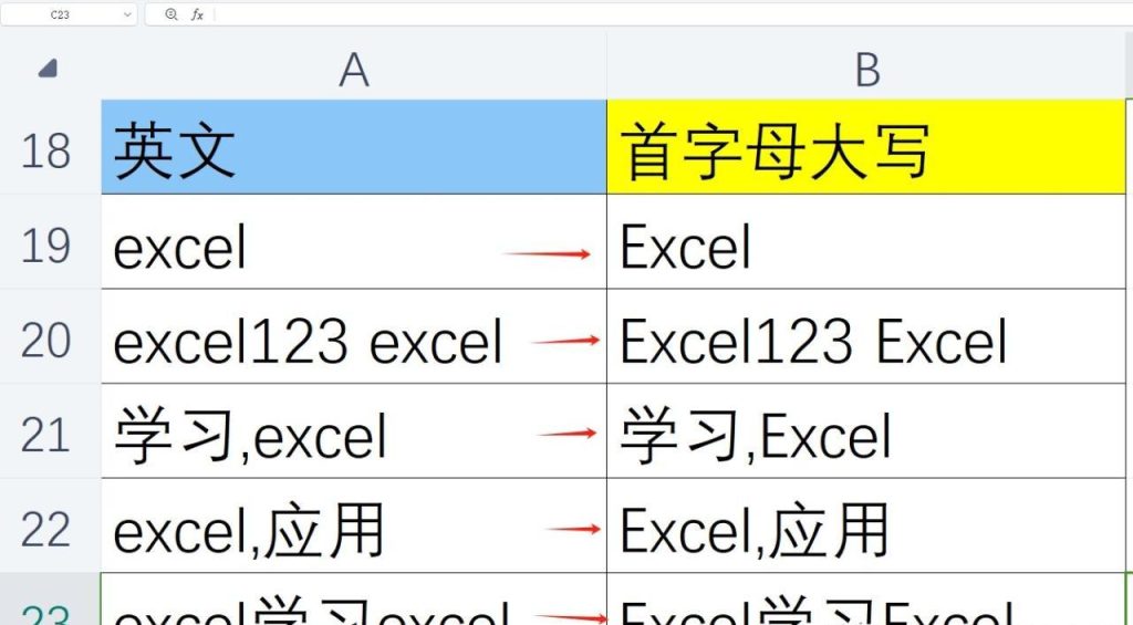 excel表格中英文字母大小写转换的实用技巧 - 趣帮office教程网