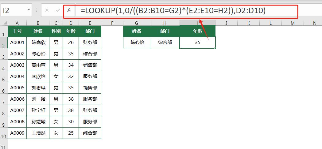 excel三大查找函数VLOOKUP、HLOOKUP、LOOKUP用法实例应用-趣帮office教程网