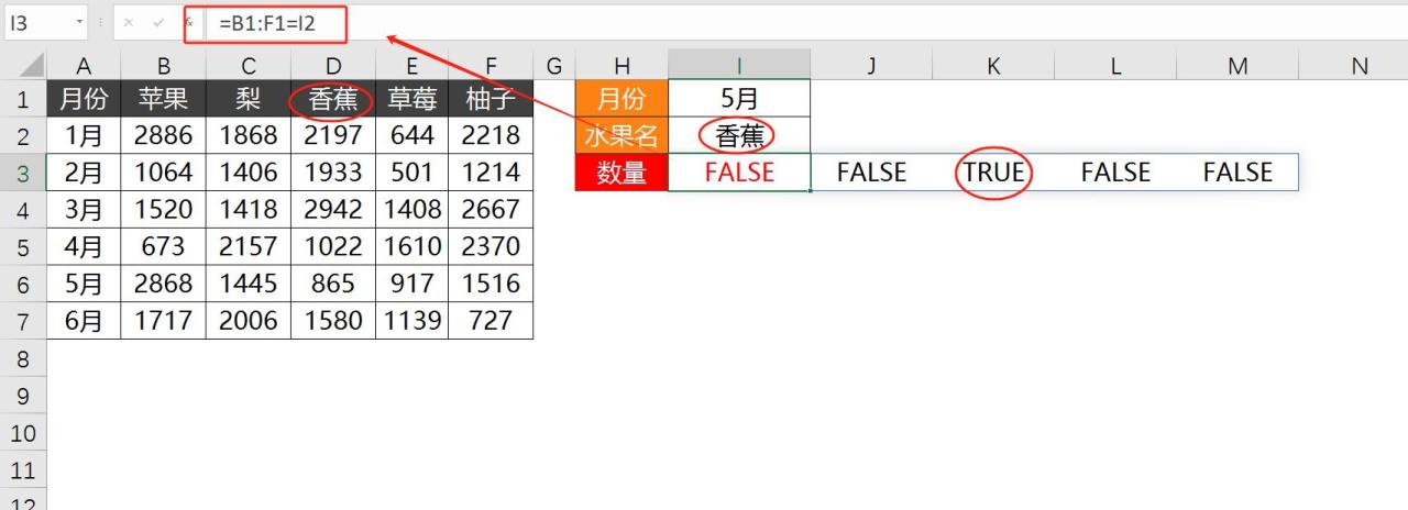 轻松学会：Excel中行与列交叉查询的三个小妙招-趣帮office教程网