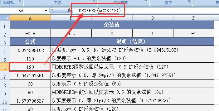 深度解析Excel之ACOS函数用法：探索反余弦值的奥秘-趣帮office教程网