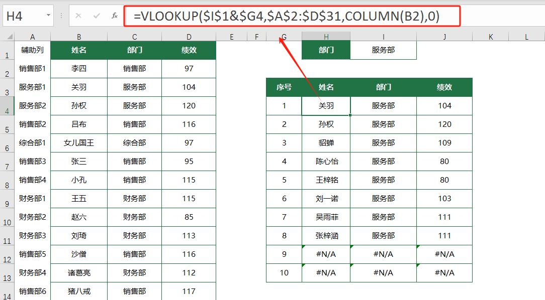 VLOOKUP遇上COUNTIF，数据一对多查询不再是难题！-趣帮office教程网