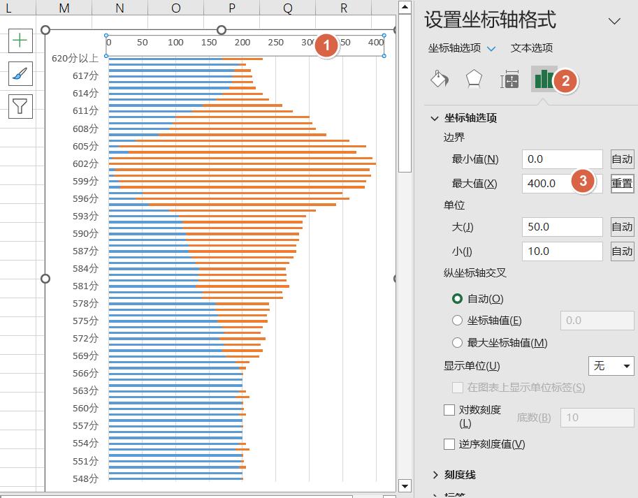Excel高效技能：1分钟打造数据分布瀑布图-趣帮office教程网