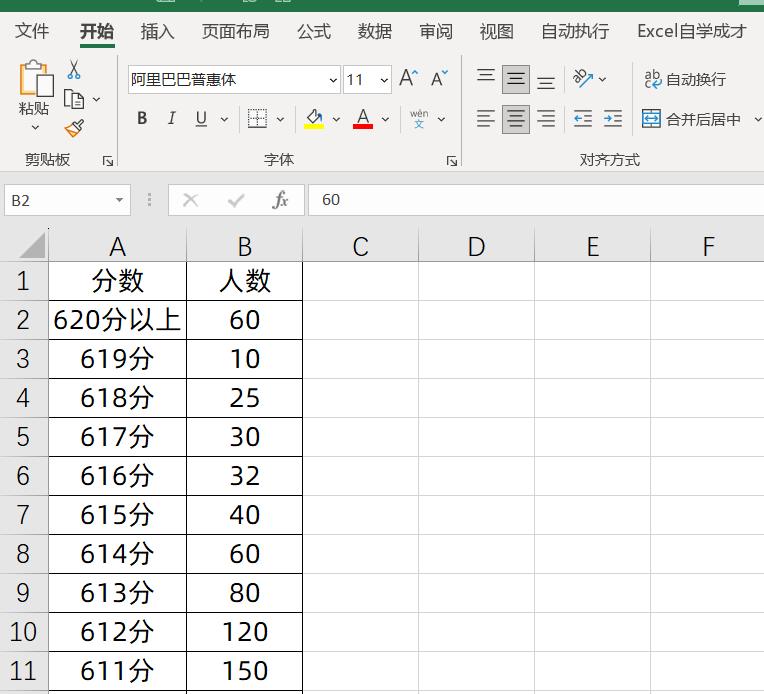 Excel高效技能：1分钟打造数据分布瀑布图-趣帮office教程网