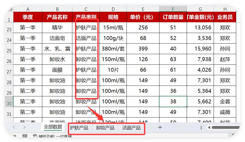1分钟学会Excel总表更新，分表实时同步，再也不用熬夜了！-趣帮office教程网
