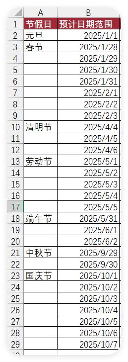 5步搞定动态考勤表！标记节假日、调休日？Excel自动变色！-趣帮office教程网