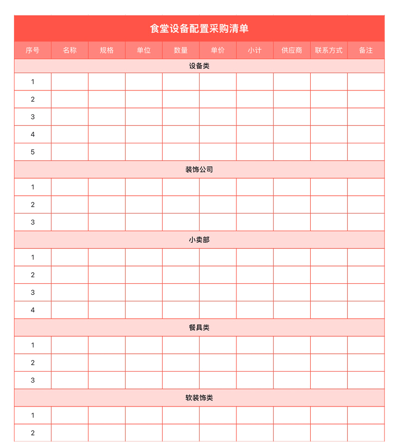 0经验也能做好采购计划?这4款Excel模版帮你搞定所有流程-趣帮office教程网