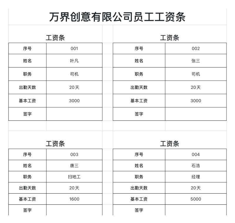 人事行政工作太杂?这4个Excel表格直接帮你省掉一半时间-趣帮office教程网