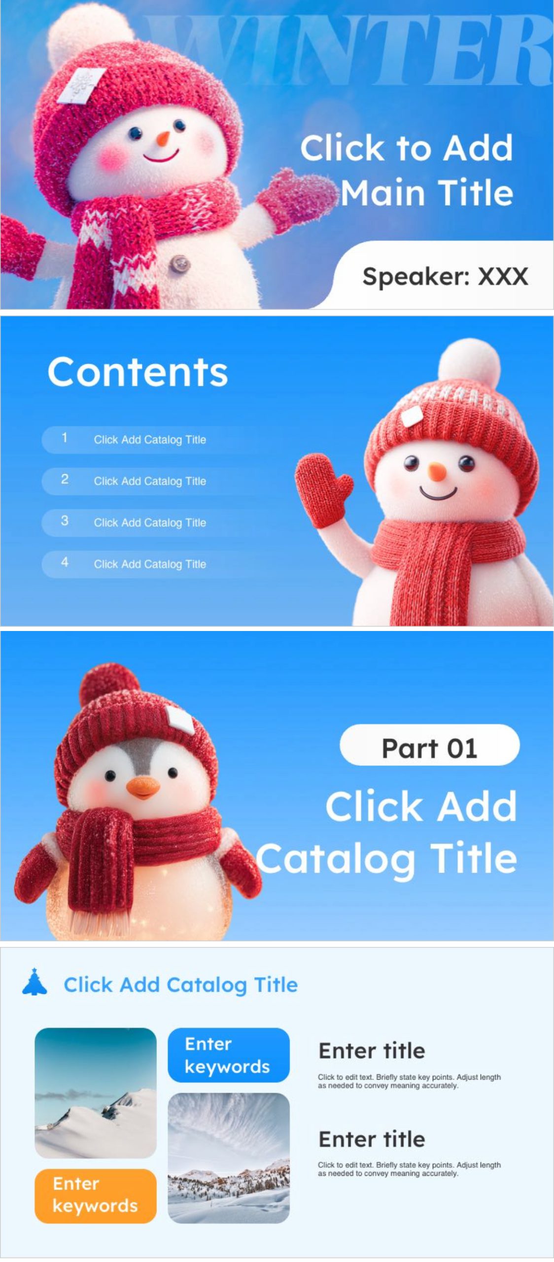 节日活动必备！精选4款平安夜、圣诞节PPT模板，氛围感拉满-趣帮office教程网