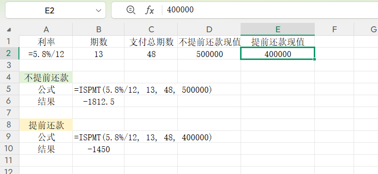 WPS表格进阶必学！ISPMT函数使用指南：贷款利息计算神器-趣帮office教程网