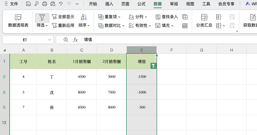 Excel一招搞定负数筛选，3秒找出所有异常数据-趣帮office教程网