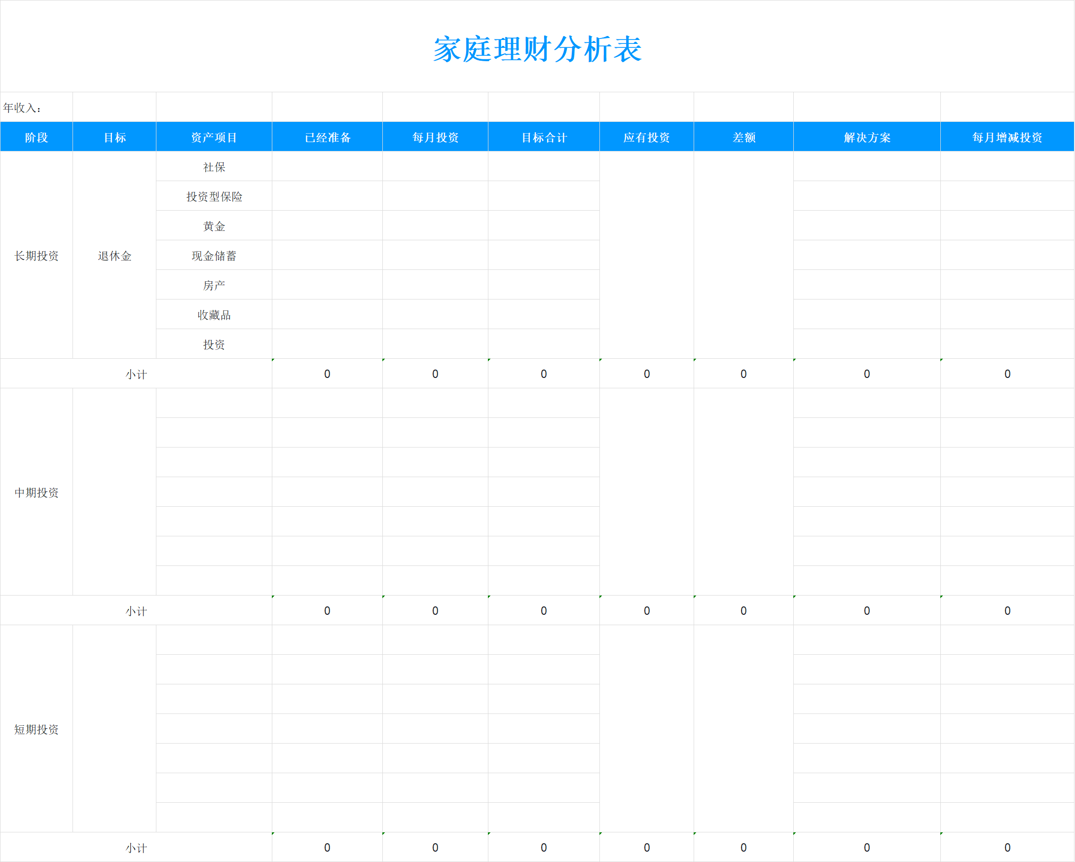 家庭理财神器！这4款Excel模板，轻松搞定记账、分析与规划-趣帮office教程网